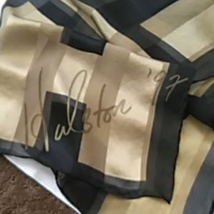 Vintage "Halston" silk scarf